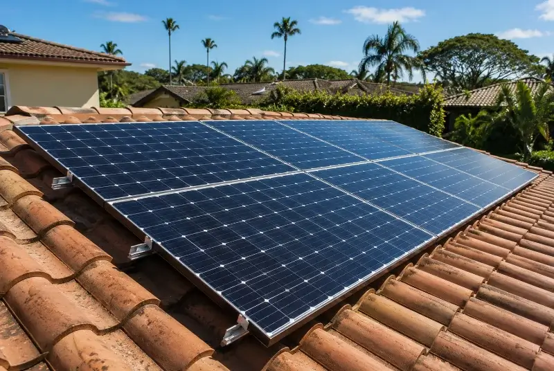Installation de panneaux solaires à Plouharnel